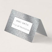 Hartglas Silver Business Card Visitenkarten (Vorderseite)