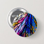 Hartglas, Tiffany - Stil, Button (Vorne & Hinten)