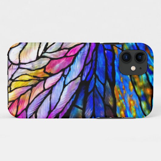 Hartglas, Tiffany - Stil, Case-Mate iPhone Hülle (Rückseite (Horizontal))