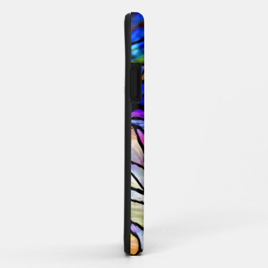 Hartglas, Tiffany - Stil, Case-Mate iPhone Hülle (Hinten/Rechts)