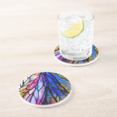 Hartglas, Tiffany - Stil, Getränkeuntersetzer (Seite)