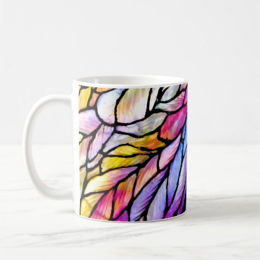 Hartglas, Tiffany - Stil, Kaffeetasse (Links)