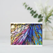 Hartglas, Tiffany - Stil, Postkarte (Stehend Vorderseite)