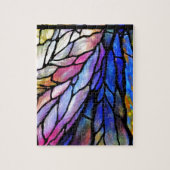 Hartglas, Tiffany - Stil, Puzzle (Vertikal)