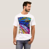 Hartglas, Tiffany - Stil, T-Shirt (Vorne ganz)