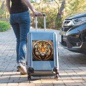 Hartglas Tiger Vinyl Sticker (Koffer Insitu)