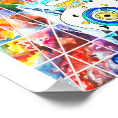 Hartglas Universe Poster (Ecke)