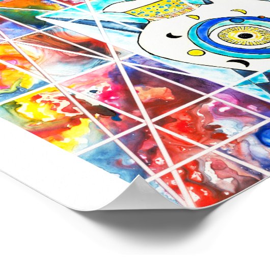 Hartglas Universe Poster (Ecke)