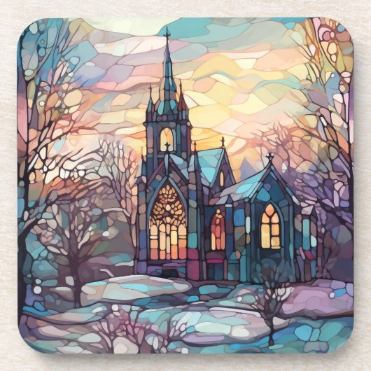 Hartglas-Untersetzer Getränkeuntersetzer (Vorderseite)