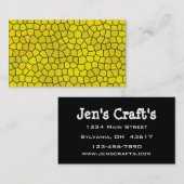 Hartglas Visitenkarte (Vorne/Hinten)