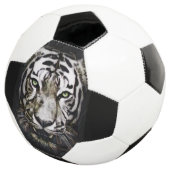 Hartglas White Tiger Fußball (Dreiviertel)