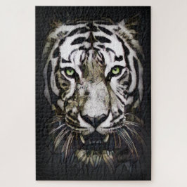 Hartglas White Tiger Puzzle