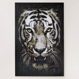 Hartglas White Tiger Puzzle