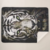 Hartglas White Tiger Sherpadecke (Vorderseite (Horizontal))