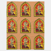 Hartglas Xenitol Fleecedecke (Vorderseite)