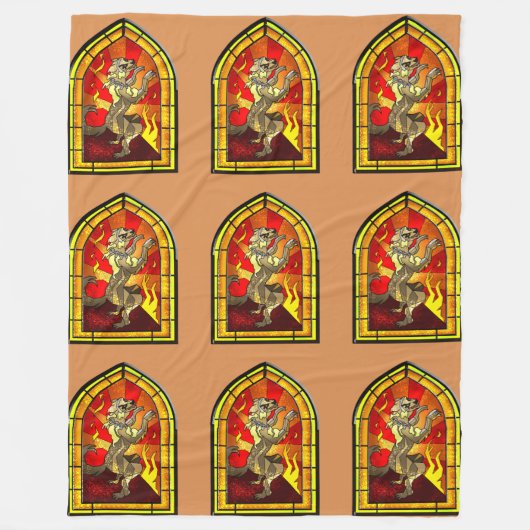 Hartglas Xenitol Fleecedecke (Vorderseite)