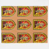 Hartglas Xenitol Fleecedecke (Vorderseite (Horizontal))