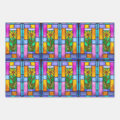 Hartglas Yellow Daisy Geschenkpapier Set (Vorderseite)