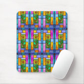 Hartglas Yellow Daisy Mousepad (Mit Mouse)