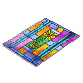 Hartglas Yellow Daisy Notizblock (Linke Seite)