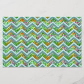 Hartglas ZigZag Briefpapier (Vorderseite)