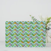 Hartglas ZigZag Briefpapier (Stehend Vorderseite)