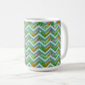 Hartglas ZigZag Kaffeetasse (VorderseiteRechts)
