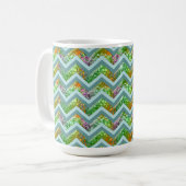 Hartglas ZigZag Kaffeetasse (Vorderseite Links)