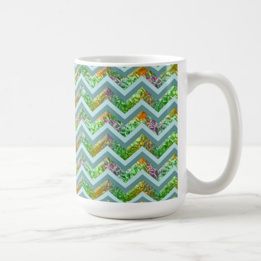 Hartglas ZigZag Kaffeetasse (Rechts)