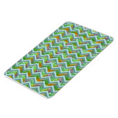Hartglas ZigZag Magnet (Linke Seite)