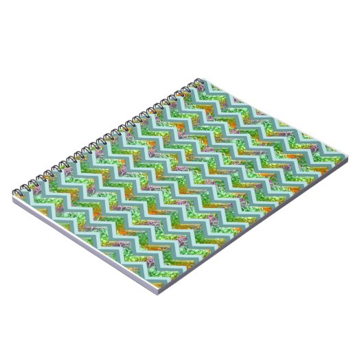 Hartglas ZigZag Notizblock (Linke Seite)