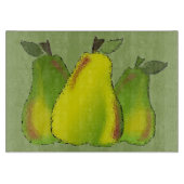 Hartglasbirnen Schneidebrett (Vorderseite)