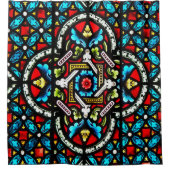 Hartglasdusche Duschvorhang (Vorderseite)