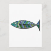 Hartglasfisch Postkarte (Vorderseite)