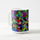 Hartglasfliesen 15oz Tasse (Vorderseite Links)