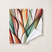 Hartglasgras Badhandtuch Set (Waschlappen)