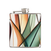 Hartglasgras Flachmann (Vorderseite)