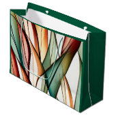 Hartglasgras Große Geschenktüte (Vorderseite Schrägansicht)