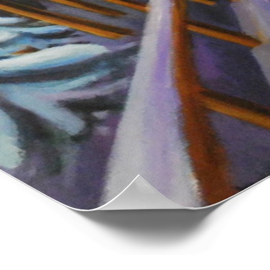 Hartglaskabine Poster (Ecke)