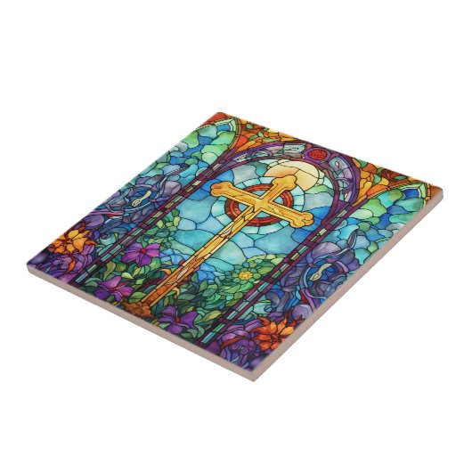 Hartglaskreuz Fliese (Seite)