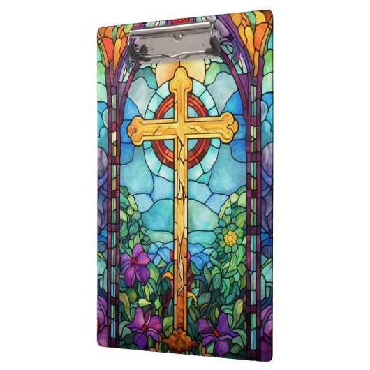 Hartglaskreuz Klemmbrett (Links)