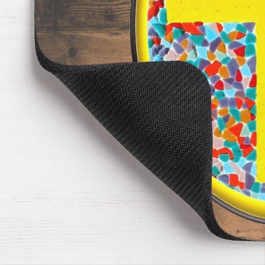 Hartglaskreuz Mousepad (Ecke)