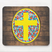 Hartglaskreuz Mousepad (Vorne)