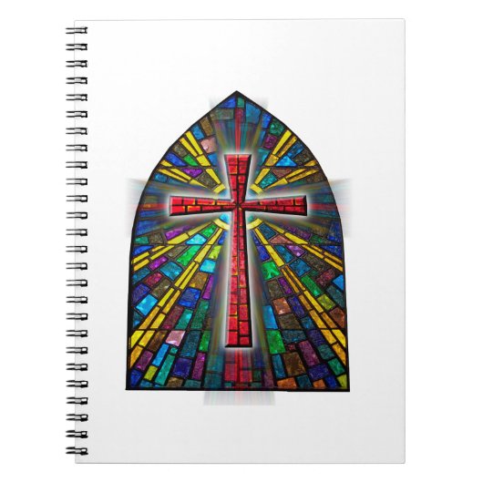 Hartglaskreuz Notizblock (Vorderseite)