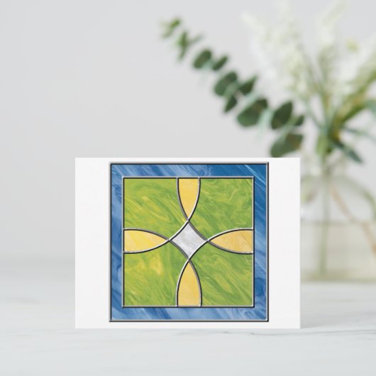 Hartglaskreuz Postkarte (Stehend Vorderseite)