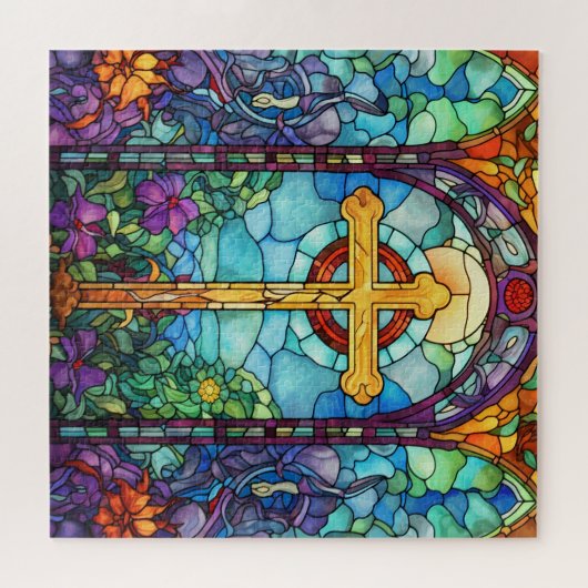 Hartglaskreuz Puzzle (Horizontal)