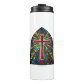 Hartglaskreuz Thermosbecher (Vorderseite)