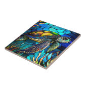 Hartglasschildkröte Fliese (Seite)