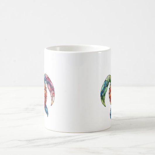 Hartglasschildkröte Kaffeetasse (Mittel)