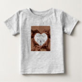 Harthanden op baby romper baby t-shirt (Vorderseite)